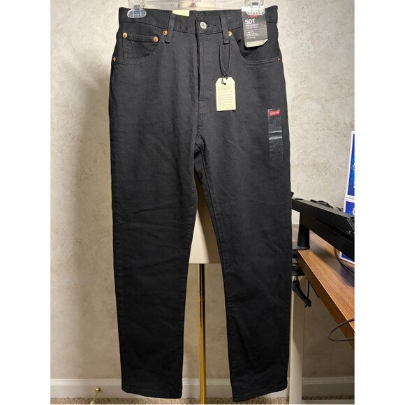 Levi's Premium 501® Original Cropped Women's Jeans | Black Sprout | 26 x 28 - Picture 1 of 7